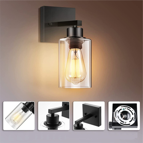 Imagen 5 de 5 de Lampara De Pared Moderna Decorativa