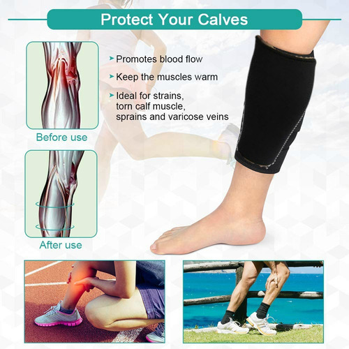 Pantorrilleras Neoprene Termica Compresion Agnovedades