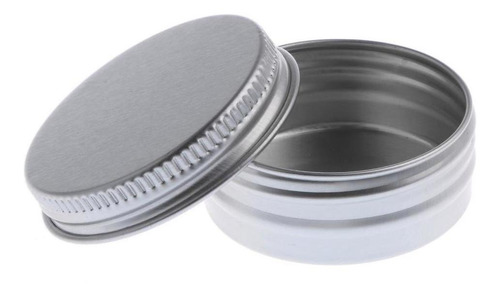 10 Piezas Lata Redonda De Aluminio Vacía De Maquillaje Con