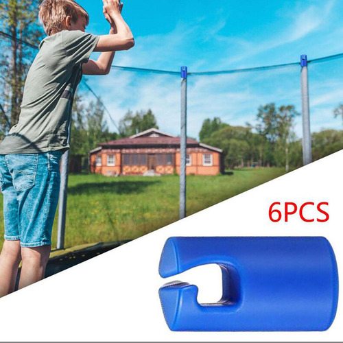 2 Cubiertas Para Postes De Valla De Trampolín, 6 Piezas