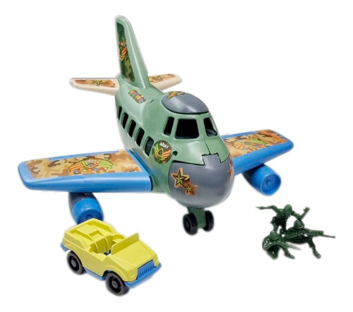 Avión Militar Ejercito Juguete Boy Toys Juego Niños