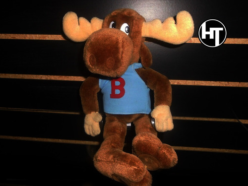 Rocky And Bullwinkle, El Alce, Peluche Bendable, 10 Pulgadas