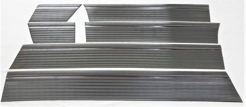 Peugeot 504 Gr Ii Baguetas Laterales Grises C/ Vira Plateada