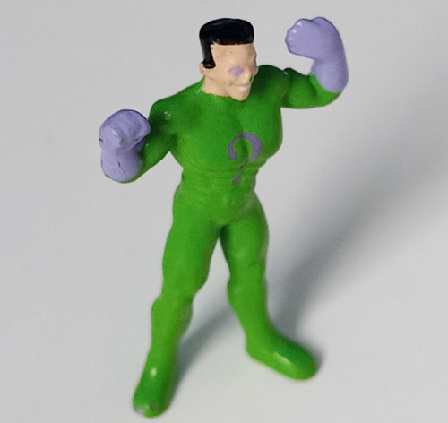 Muñeco El Acertijo /riddler Miniatura (batman) Jack Sorpresa (Usado)