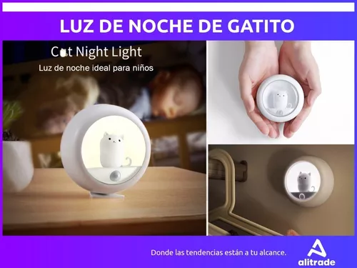 Lámpara de pared recargable, luz LED nocturna sin cable, Sensor de