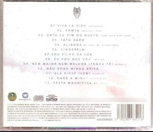 Cd Mc Guimé ( Sou Filho Da Lua ) Novo E Lacrado.