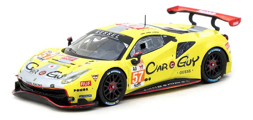 Tarmac Ixo Models Ferrari 488 Gte 24h Of Le Mans 2023 1/64 Color Amarillo