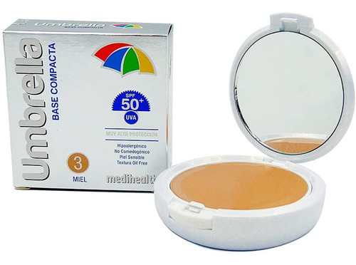 Foto Protector Spf 50+ Umbrella Base Compacta Tono Miel