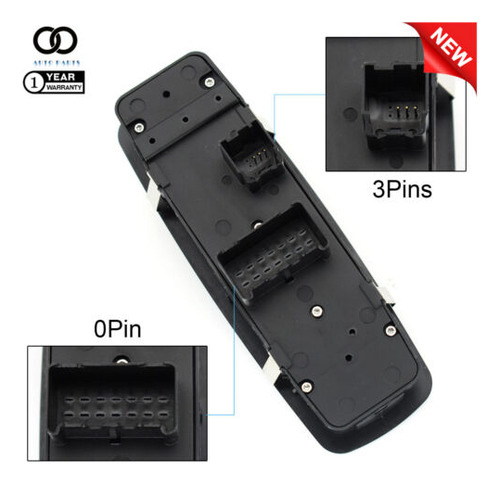 Window Switch Driver 3 Pins For 2010 2011 Chrysler Town &