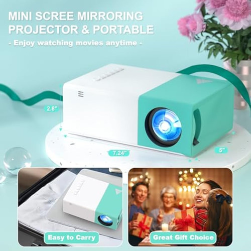 Mini Proyector Con Proyector Portátil Wifi