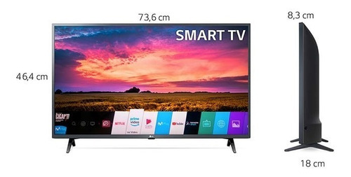 Tv LG 32¨ Lm630bpd Led Smart Tv Hd Usb Hdmi Internet Tdt2