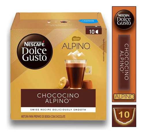 Café Dolce Gosto Chococino Alpino Cápsulas X 10