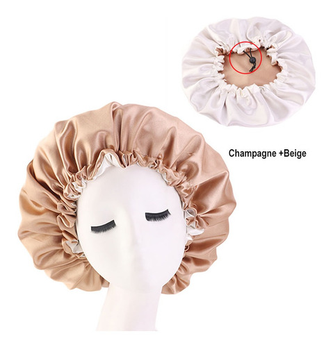 Gorro De Dormir Suave De Doble Capa Con Diseño De Gorro De S