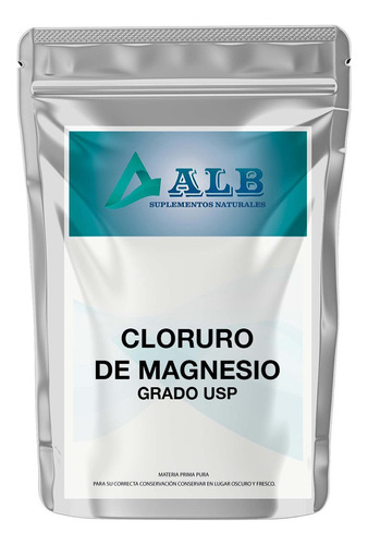 Cloruro De Magnesio Puro En Polvo Grado Usp 1 Kilo Alb