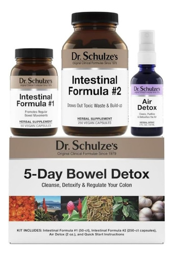 Dr Schulzes 5 Day Bowel Detox Sabor Sin Sabor