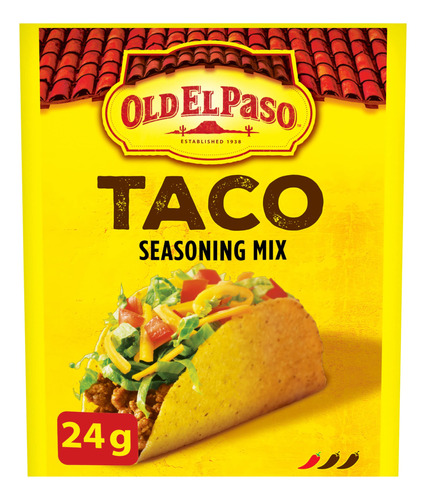 Old El Paso Taco Mezcla De Condimentos, 0.85oz, {importado D