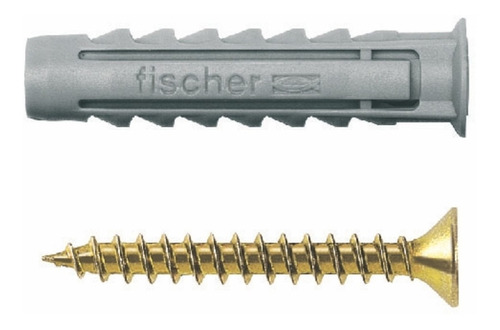 Tarugo Tornillo Fischer Sx6 Tmf 21 X 35 100 Unidades 