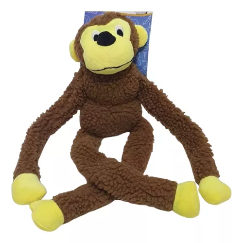 Brinquedo Macaco Marrom Chalesco para Cães