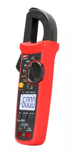 Multímetro de transmisión de AT619, pinza profesional DC, amperímetro,  probador de pinza de corriente , Rojo shamjiam pinza amperimétrica