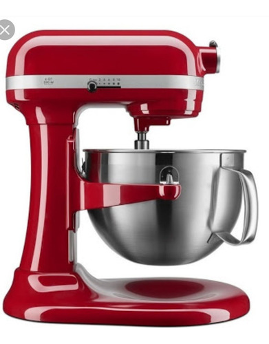 Batidora Kitchenaid Pro600 Roja  5.7 Litros Profesional 