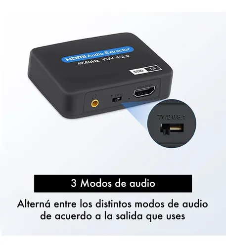 Audio optico o hdmi sale