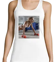 Comprar Musculosa Mujer Gimnasio Mujer Modelo Brazos Piernas Fisico