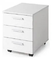 Comprar Cajonera De 3 Cajones Con Ruedas Chapa Blanco Oficinas
