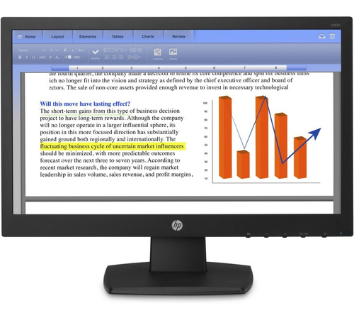 Imagen 1 de 7 de Hp V193b Monitor