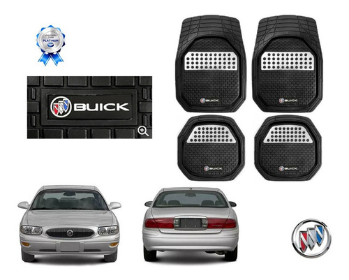 Tapetes 4pz Charola 3d Logo Buick Lesabre 1996 1997 A 2004