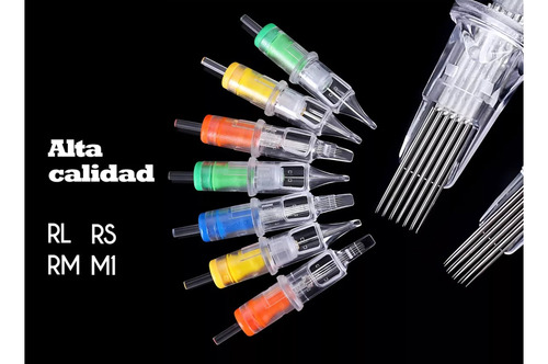 Cartucho Para Tatuaje Tattoo Profesional Rl Round Liner 20pz Calibre De Las Agujas 603