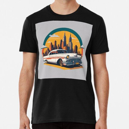 Remera 003 Classic Car In New York Street Algodon Premium