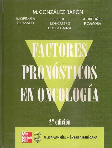 Libro Factores Pronóstico En Oncología De Manuel González Ba