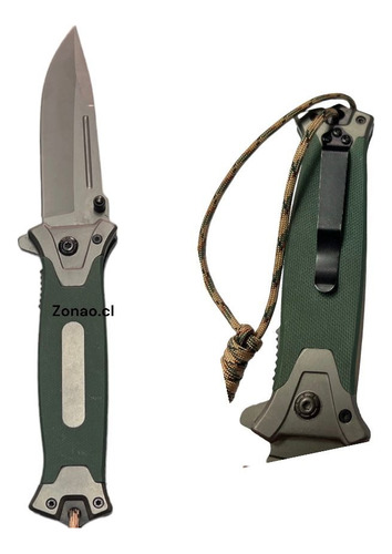 Cuchillo Cazador Supervivencia Navaja Tactica Militar Acero 