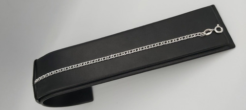 Pulsera De Pura Plata Fina Ley 925 Tejido Doble 3mm Unisex