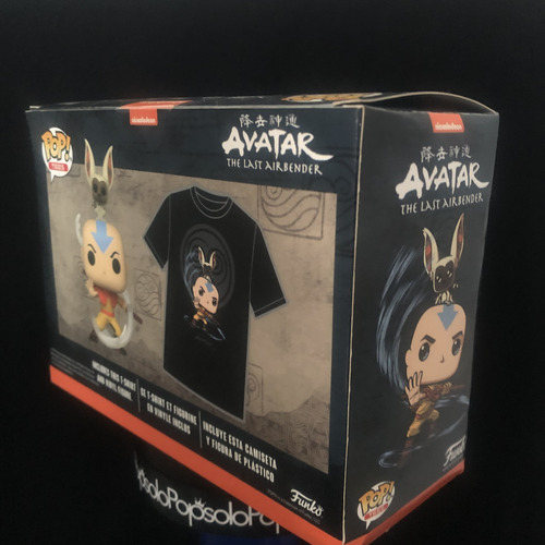Funko Pop! Avatar Momo Glow In The Dark + Playera Versión Uk (Usado)