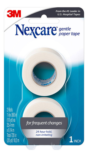 Nexcare Cinta De Primeros Auxilios De Papel Suave, Ideal Pa.