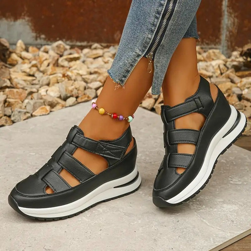 Sandalias De Tacón Mujer Sandalias Plataforma Dama Cómodos