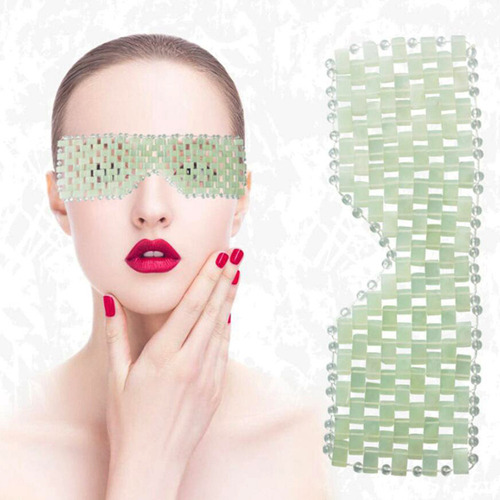 2x Máscara De Ojos De Jade Para Ojos Hinchados Círculos