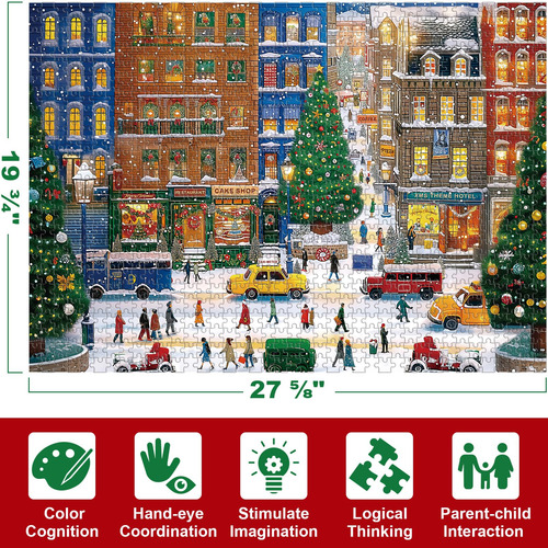 Advent Calendar Partylamb 2024 W/ 1000 Pieces Jigsaw Puzzles