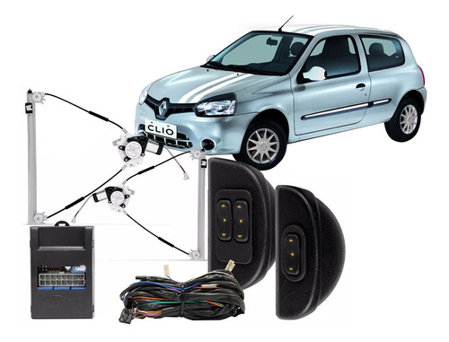 Kit Alzacristales Renault Clio Mio 3 Puertas 2013 Adelante