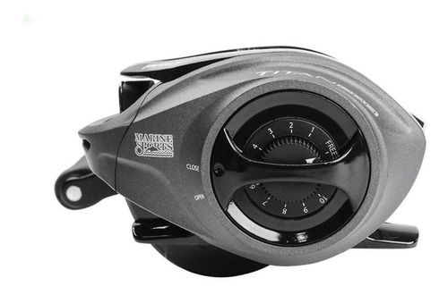Imagen 4 de 5 de Reel rotativo Marine Sports Titan Pro 6000 derecho color negro