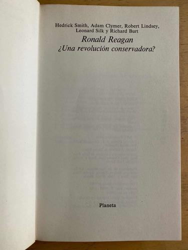 Una Revolucion Conservadora - Reagan, Ronald (cc1) (Usado)