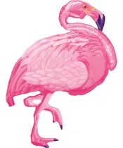 Comprar Flamingo Hawaiano Luau Tropical Globo Metalico Jumbo Fiesta