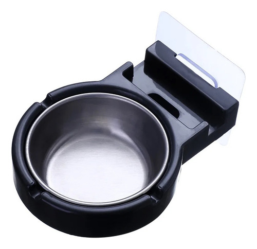 Cenicero De Pared Con Adhesivo, Cenicero Para Baño Accesorio Color Negro