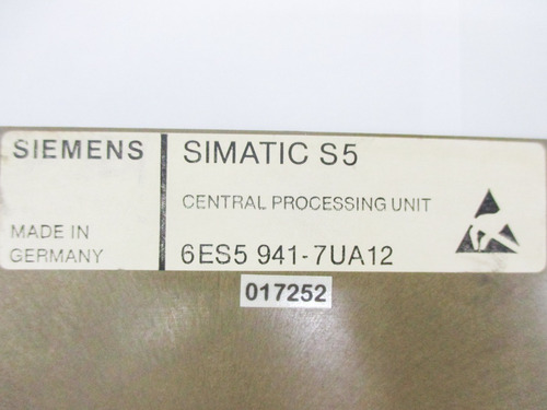 Módulo Cpu Siemens 6es5 941-7ua12 Para Simatic S5-115u (Recondicionado)