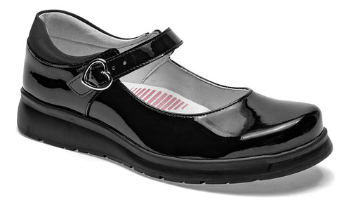 Flats Escolar Mujer Yuyin Negro 120-376