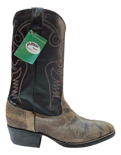 Bota Vaquera Hombre De Iguana Original Ultimos Pares Oferta