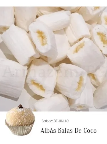 comprar Balinha De Coco Sabor Beijinho - Pote Com 125g Original