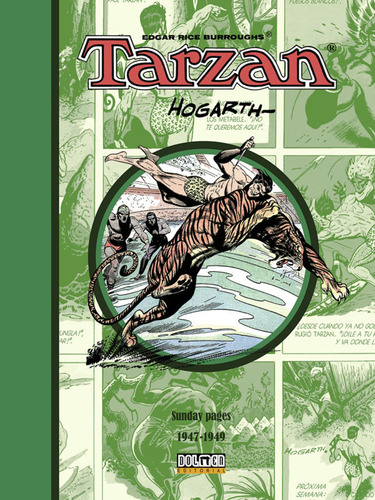 Tarzan 1947-1949, De Rice Burroughs, Edgar. Editorial Sin Fronteras, Tapa Dura En Español