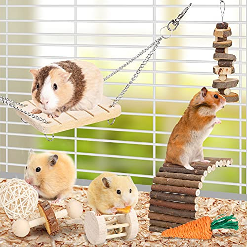 Accesorios De Madera Para Cobayas Chinchillas Jerbos